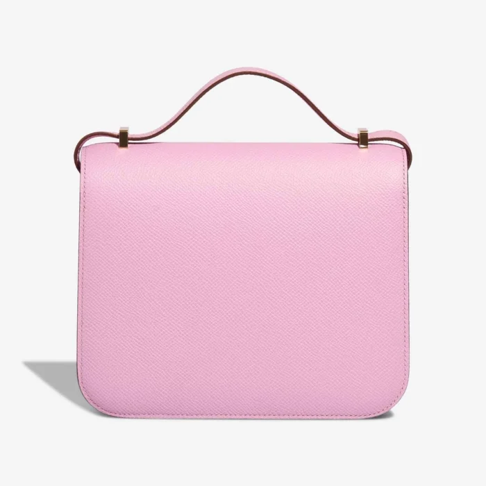 Mirror Quality Hermès Replicas Constance 18 Epsom Mauve Sylvestre GHW - DLF - Image 3