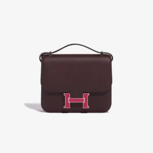 Mirror Quality Hermès Replica Constance 18 Epsom Rouge | DLF
