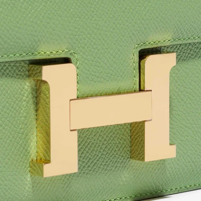 Mirror Quality Hermès Replicas Constance 18 Epsom Vert Criquet GHW - DLF - Image 6