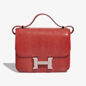 Mirror Quality Hermès Replicas Constance 18 Lizard Sanguine PHW - DLF