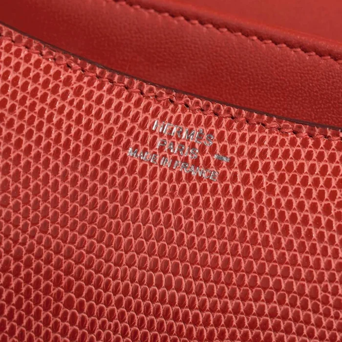 Mirror Quality Hermès Replicas Constance 18 Lizard Sanguine PHW - DLF - Image 2