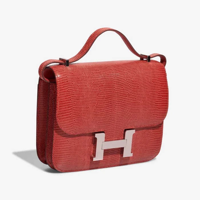 Mirror Quality Hermès Replicas Constance 18 Lizard Sanguine PHW - DLF - Image 5