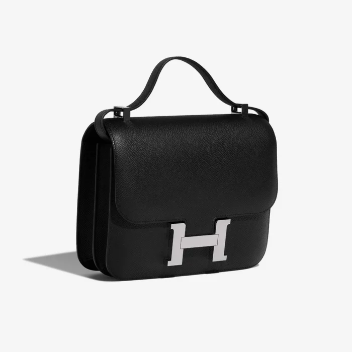 Mirror Quality Hermès Replicas Constance 24 Epsom Black PHW - DLF - Image 5
