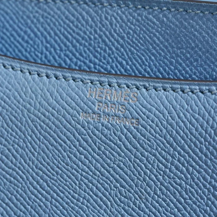 Mirror Quality Hermès Replicas Constance 24 Epsom Celeste PHW - DLF - Image 2