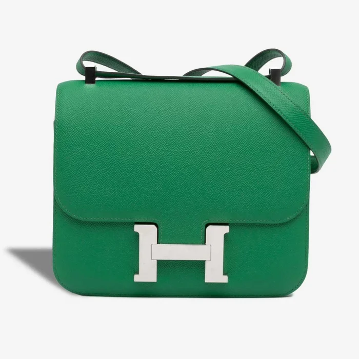 Mirror Quality Hermès Replicas Constance 24 Epsom Vert Vertigo PHW - DLF