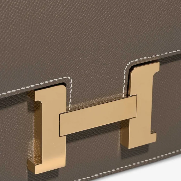 Mirror Quality Hermès Replicas Constance 24 Epsom Etoupe GHW - DLF - Image 7