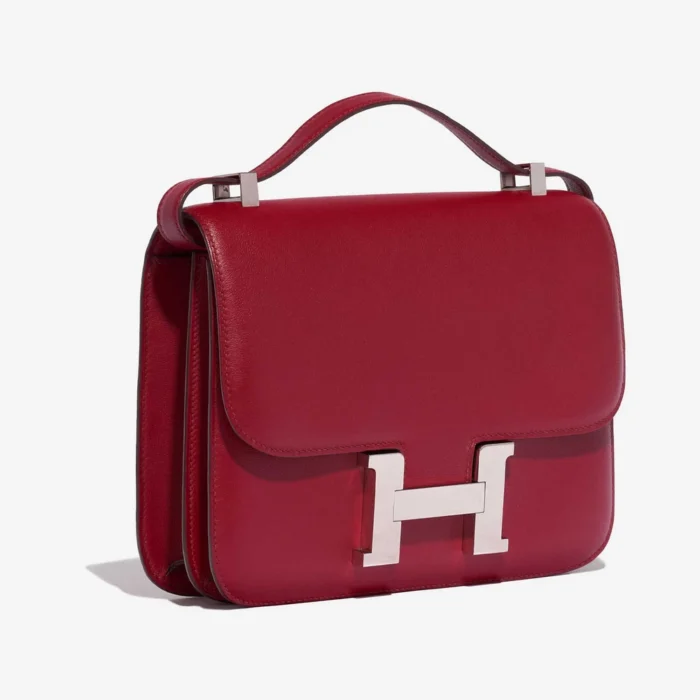 Mirror Quality Hermès Replicas Constance 24 Swift Rubis PHW - DLF - Image 4
