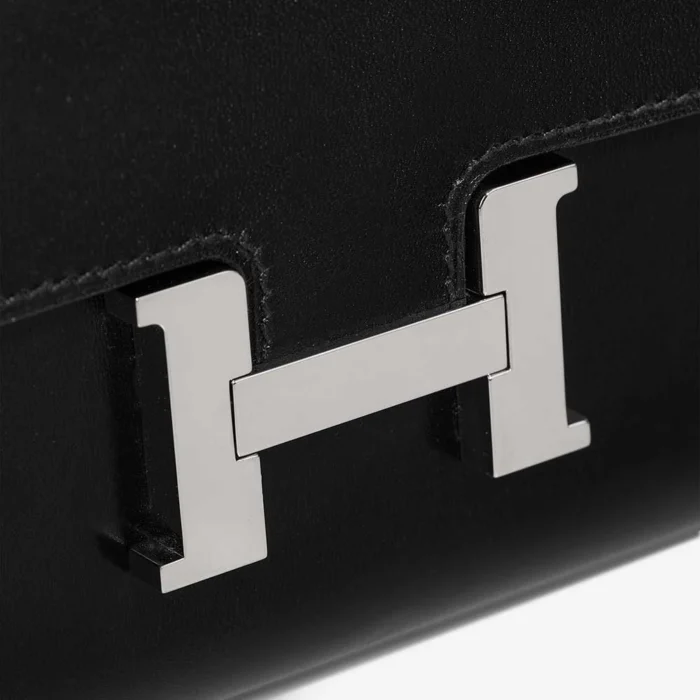 Mirror Quality Hermès Replicas Constance To Go Box Black PHW - DLF - Image 8