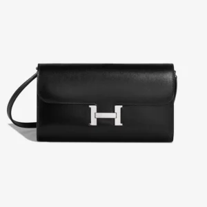 Mirror Quality Hermès Replicas Constance To Go Box Black PHW - DLF