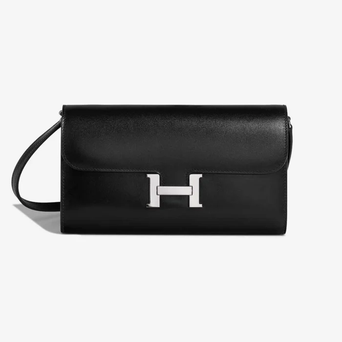 Mirror Quality Hermès Replicas Constance To Go Box Black PHW - DLF