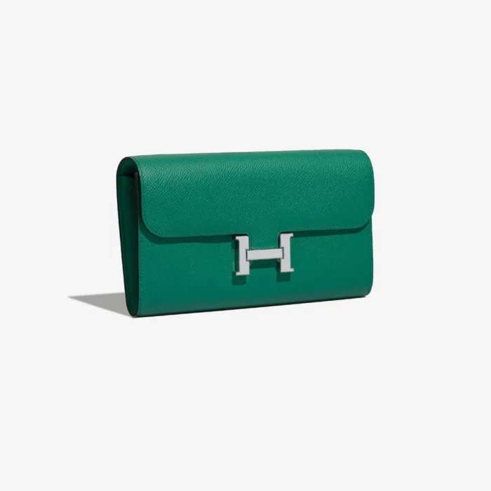 Mirror Quality Hermès Replicas Constance To Go Epsom Vert Jade/Blue Brume PHW - DLF - Image 5