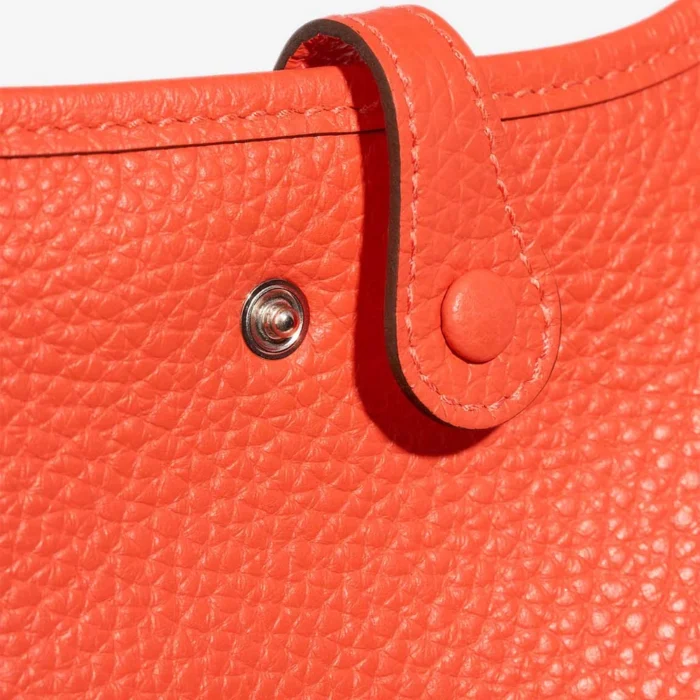 Mirror Quality Hermès Replicas Evelyne 16 Amazone Orange Field PHW - DLF - Image 5