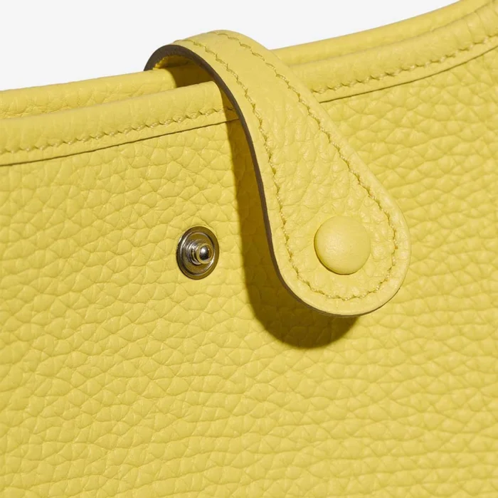 Mirror Quality Hermès Replicas Evelyne 16 Amazone/Taurillon Clemence Lime PHW - DLF - Image 7