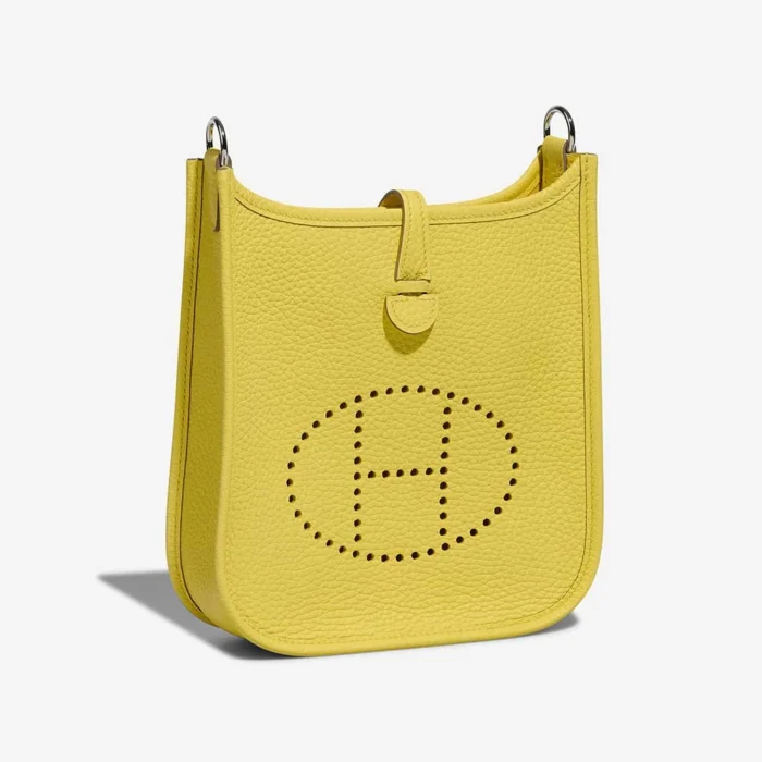 Mirror Quality Hermès Replicas Evelyne 16 Amazone/Taurillon Clemence Lime PHW - DLF - Image 6