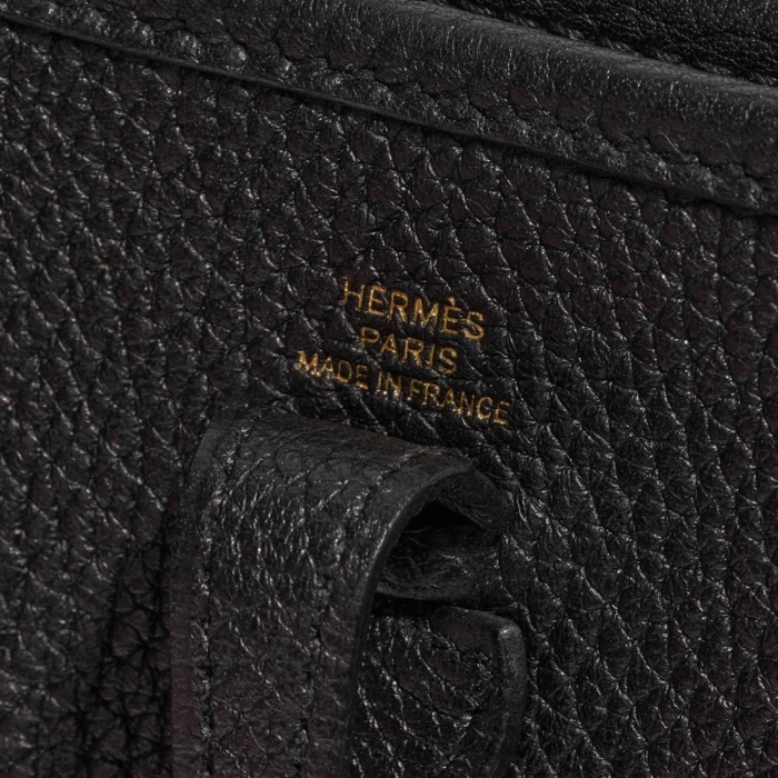 Mirror Quality Hermès Replicas Evelyne 16 Clemence Black GHW - DLF - Image 6