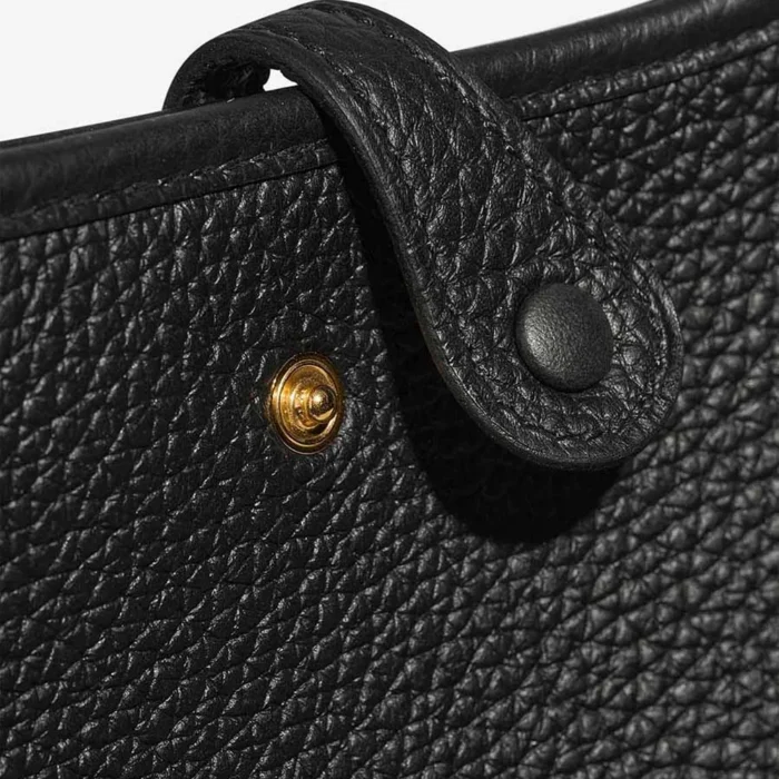 Mirror Quality Hermès Replicas Evelyne 16 Clemence Black GHW - DLF - Image 7
