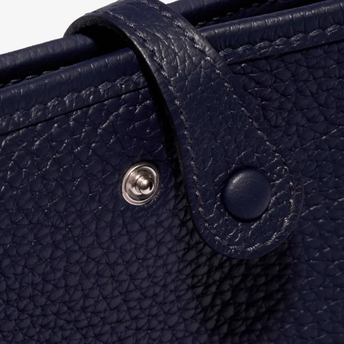 Mirror Quality Hermès Replicas Evelyne 16 Clemence Blue Nuit/Blue Indigo PHW - DLF - Image 7