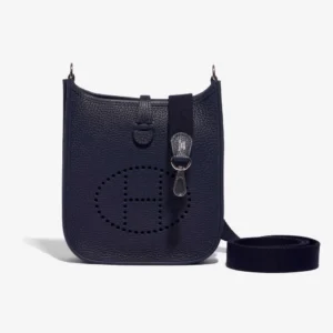 Mirror Quality Hermès Evelyne 16 Clemence Blue Nuit/Indigo | DLF