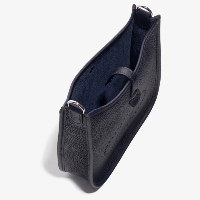 Mirror Quality Hermès Replicas Evelyne 16 Clemence Blue Nuit/Blue Indigo PHW - DLF - Image 5