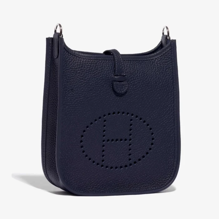 Mirror Quality Hermès Replicas Evelyne 16 Clemence Blue Nuit/Blue Indigo PHW - DLF - Image 4