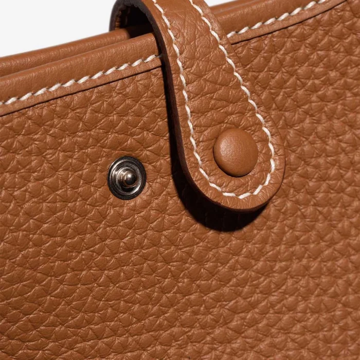 Mirror Quality Hermès Replicas Evelyne 16 Clemence Gold PHW - DLF - Image 6