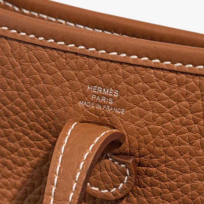 Mirror Quality Hermès Replicas Evelyne 16 Clemence Gold PHW - DLF - Image 2