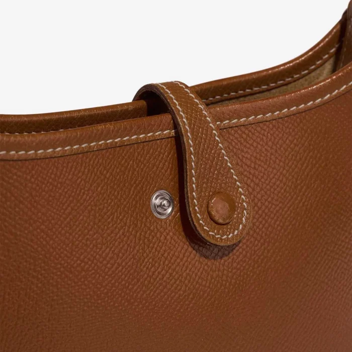 Mirror Quality Hermès Replicas Evelyne 16 Epsom Gold PHW - DLF - Image 6