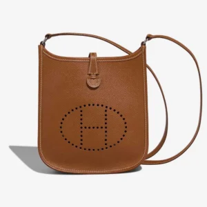 Mirror Quality Hermès Replicas Evelyne 16 Epsom Gold PHW - DLF