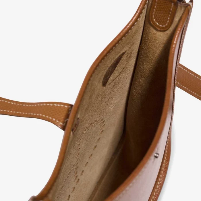Mirror Quality Hermès Replicas Evelyne 16 Epsom Gold PHW - DLF - Image 5