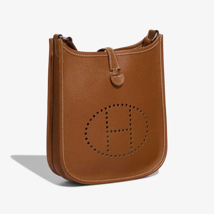 Mirror Quality Hermès Replicas Evelyne 16 Epsom Gold PHW - DLF - Image 4
