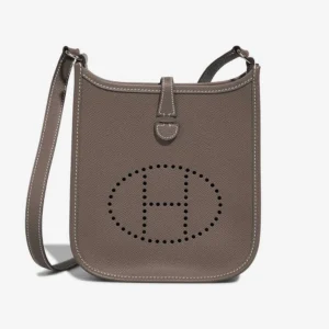 Mirror Quality Hermès Replicas Evelyne 16 Epsom Etoupe PHW - DLF