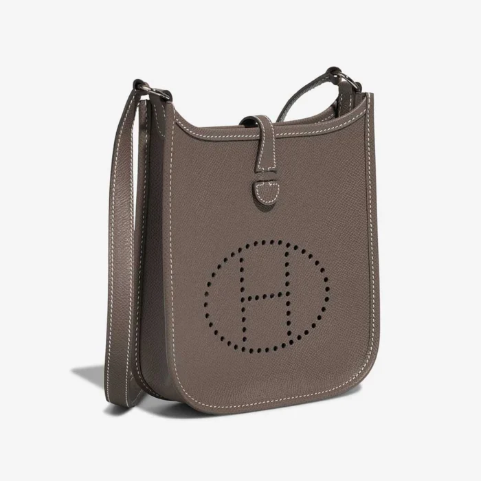 Mirror Quality Hermès Replicas Evelyne 16 Epsom Etoupe PHW - DLF - Image 6
