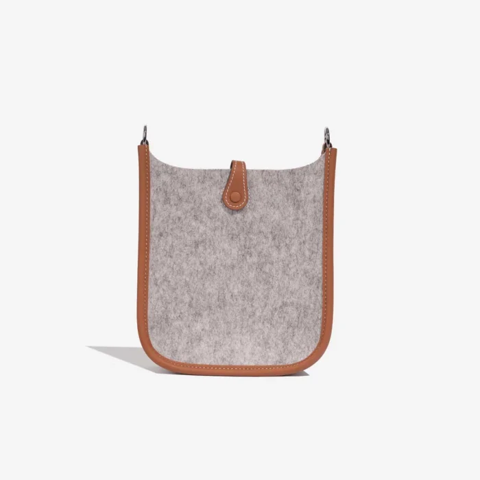 Mirror Quality Hermès Replicas Evelyne 16 Felt/Swift Gris Clair/Gold - DLF - Image 2