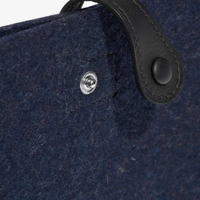 Mirror Quality Hermès Replicas Evelyne 16 Swift/Felt Blue Nuit/Black PHW - DLF - Image 7