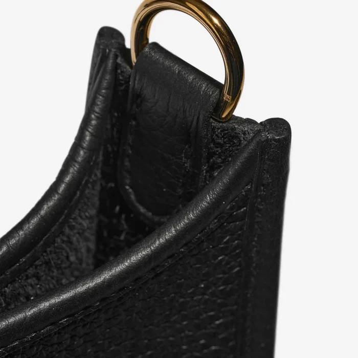 Mirror Quality Hermès Replicas Evelyne 16 Taurillon Clemence Black GHW - DLF - Image 7