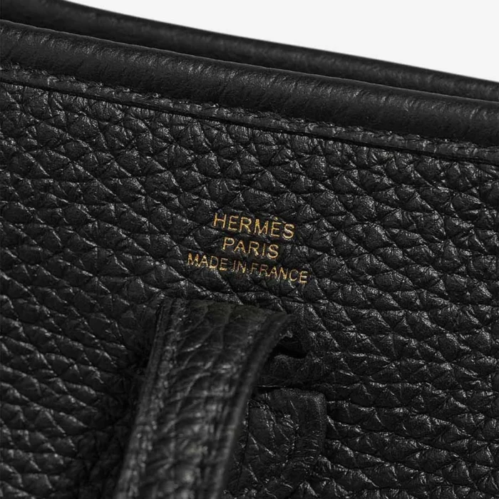 Mirror Quality Hermès Replicas Evelyne 16 Taurillon Clemence Black GHW - DLF - Image 2