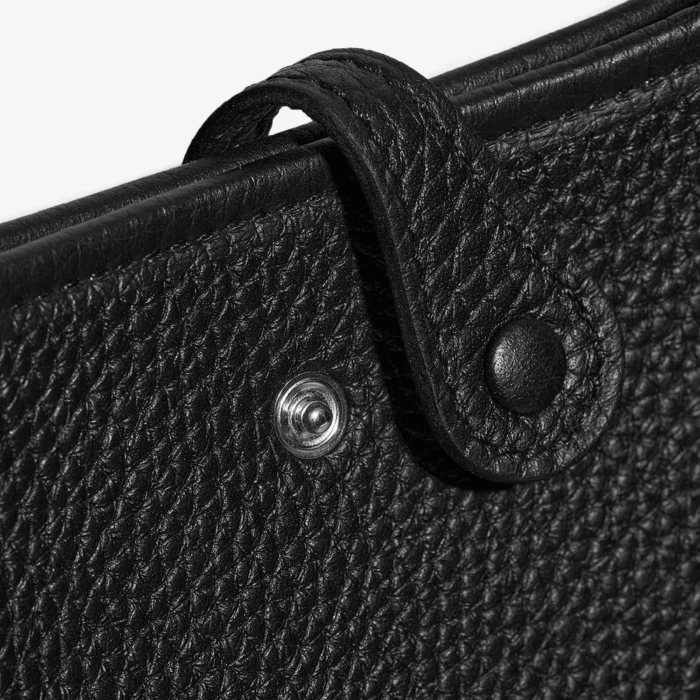 Mirror Quality Hermès Replicas Evelyne 16 Taurillon Clemence Black PHW - DLF - Image 6