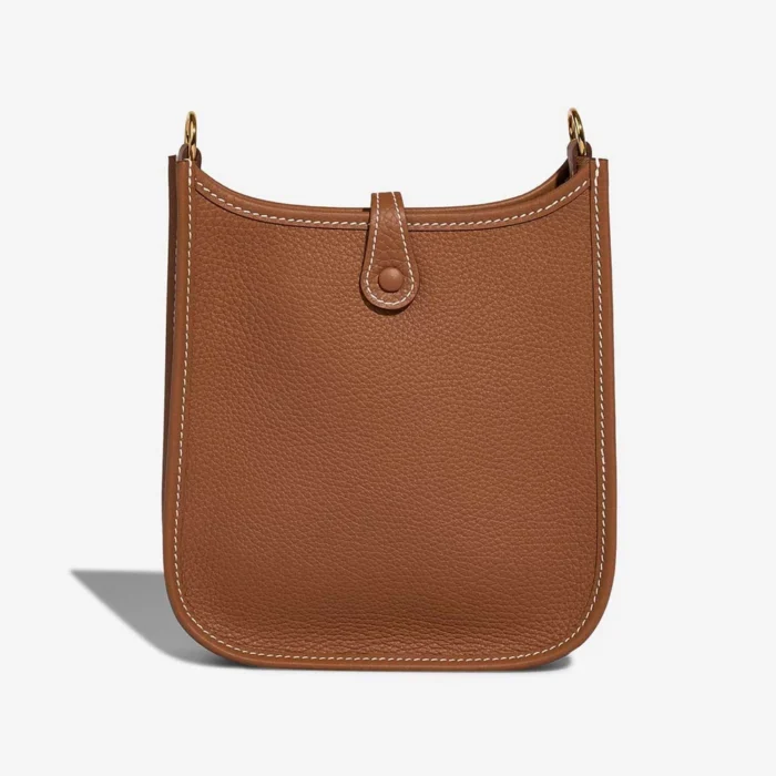 Mirror Quality Hermès Replicas Evelyne 16 Taurillon Clemence Gold GHW - DLF - Image 3
