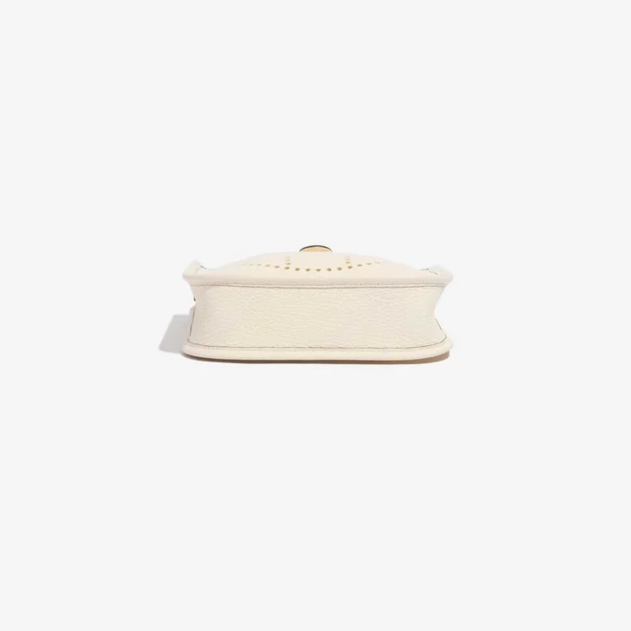 Mirror Quality Hermès Replicas Evelyne 16 Taurillon Clemence Nata/White PHW - DLF - Image 3