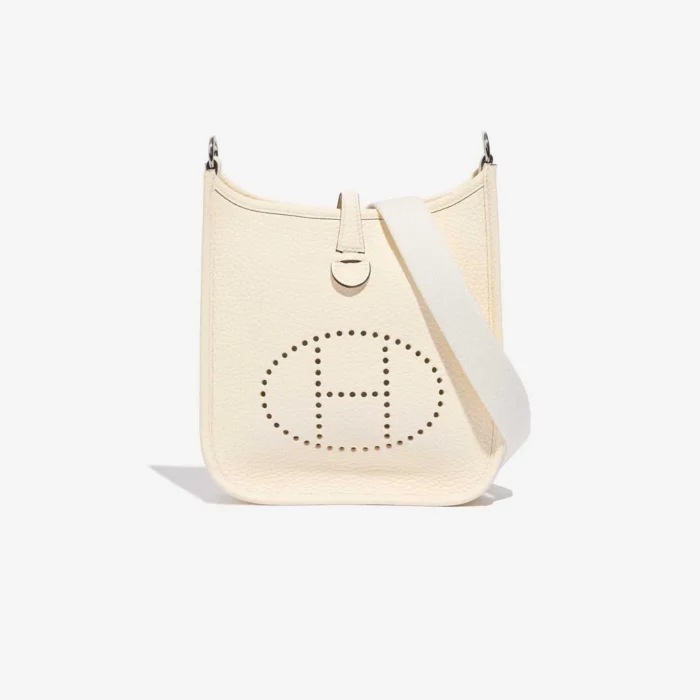 Mirror Quality Hermès Replicas Evelyne 16 Nata/White - DLF