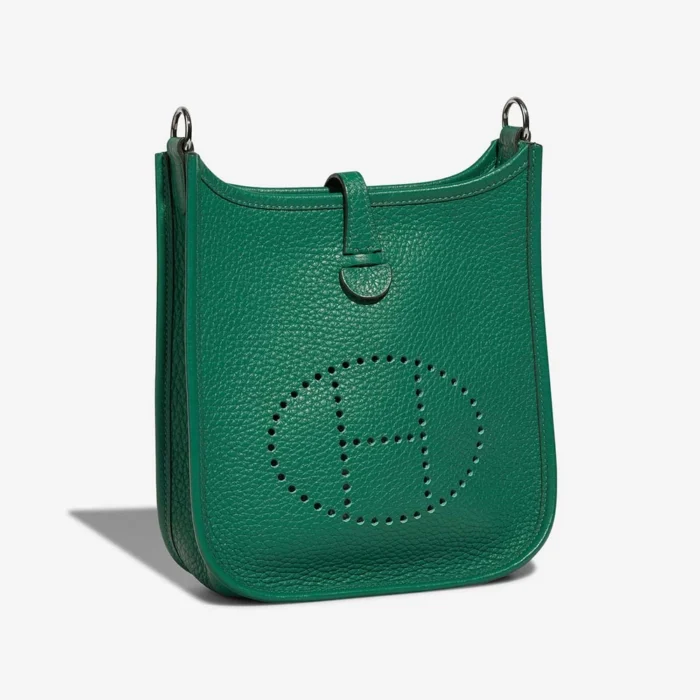 Mirror Quality Hermès Replicas Evelyne 16 Taurillon Clemence Vert Vertigo PHW - DLF - Image 4