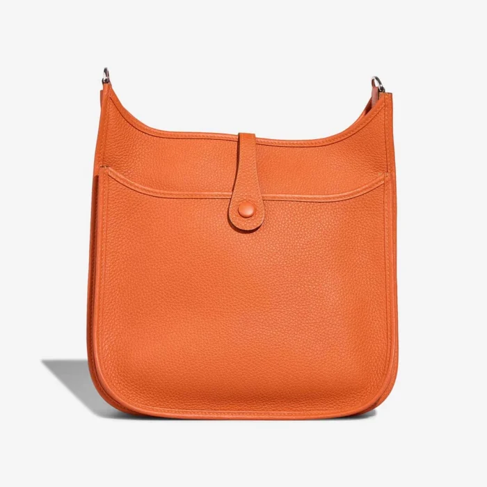Mirror Quality Hermès Replicas Evelyne 29 Clemence Orange H PHW - DLF - Image 3