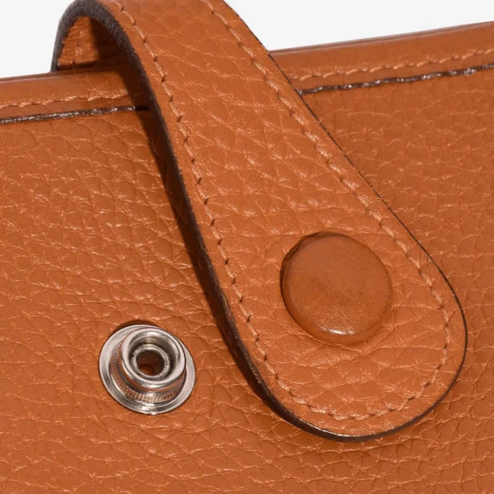 Mirror Quality Hermès Replicas Evelyne 29 Clemence Orange PHW - DLF - Image 7