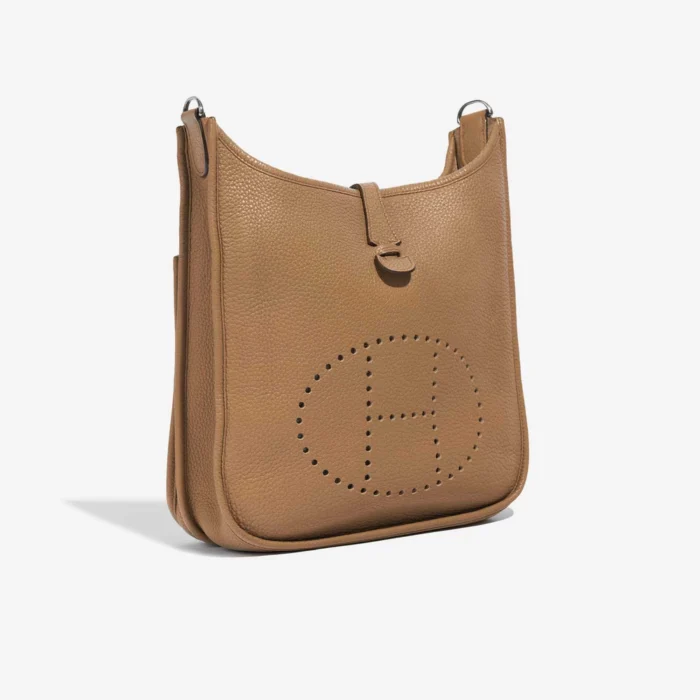 Mirror Quality Hermès Replicas Evelyne 29 Clemence Tabac Camel PHW - DLF - Image 4