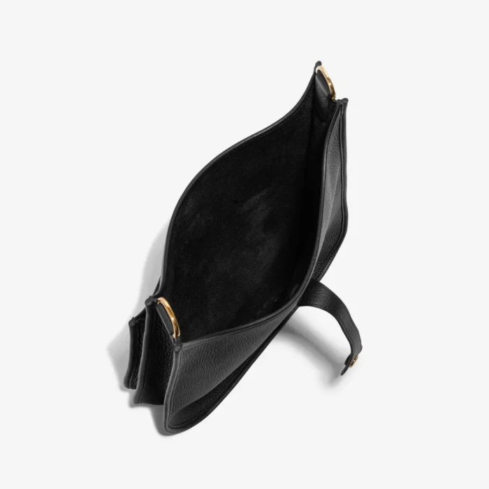 Mirror Quality Hermès Replicas Evelyne 29 Taurillon Clemence Black GHW - DLF - Image 5