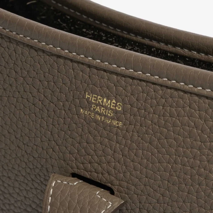 Mirror Quality Hermès Replicas Evelyne 29 Taurillon Clemence Etoupe GHW - DLF - Image 6