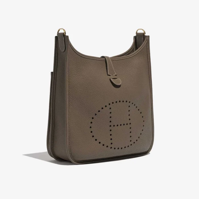 Mirror Quality Hermès Replicas Evelyne 29 Taurillon Clemence Etoupe GHW - DLF - Image 4