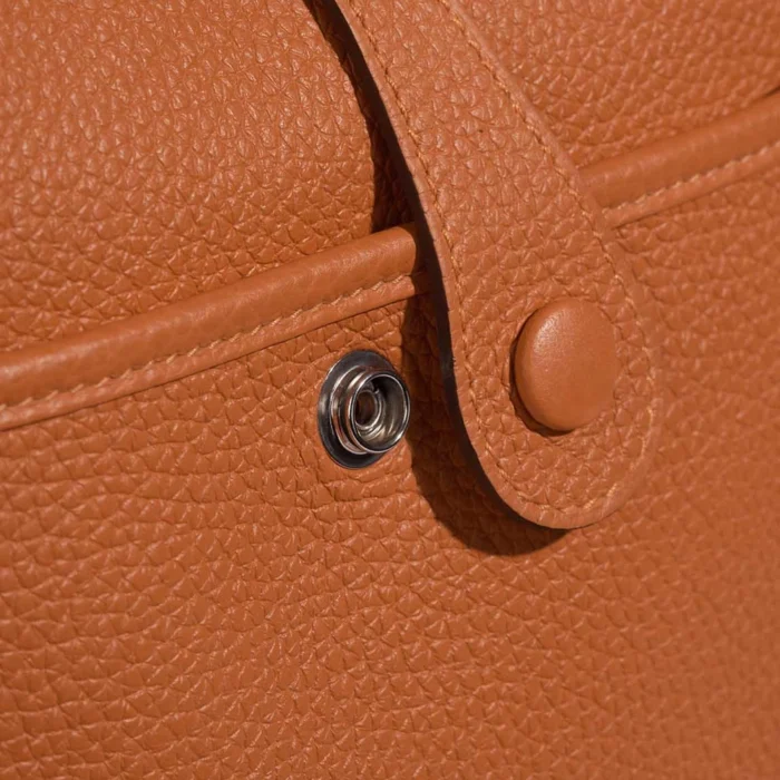 Mirror Quality Hermès Replicas Evelyne 29 Taurillon Clemence Orange PHW - DLF - Image 6