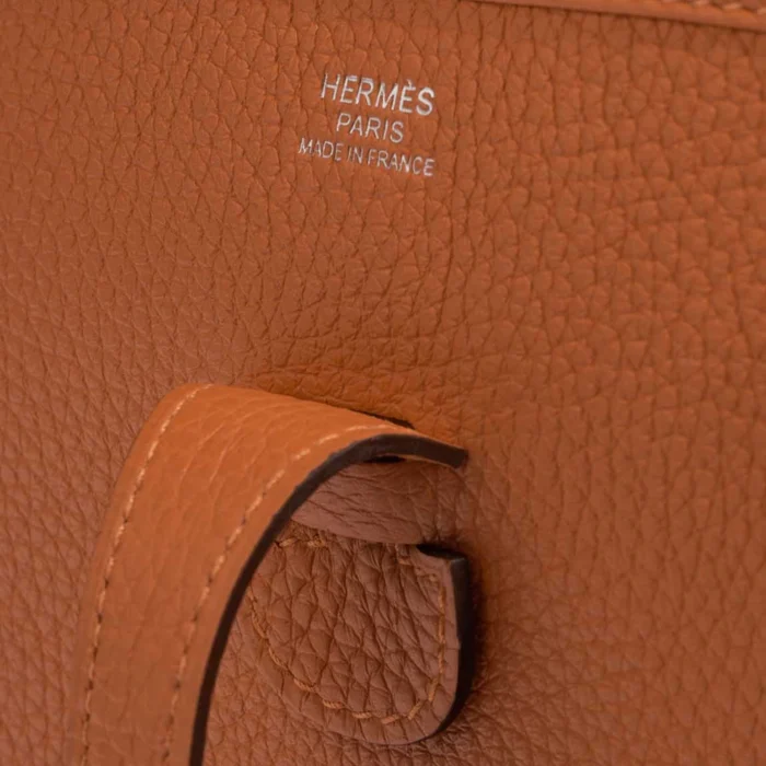 Mirror Quality Hermès Replicas Evelyne 29 Taurillon Clemence Orange PHW - DLF - Image 2