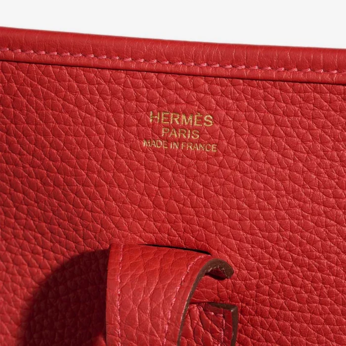 Mirror Quality Hermès Replicas Evelyne 29 Taurillon Clemence Rouge Vermillon GHW - DLF - Image 2